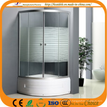 Cubículo de chuveiro de vidro stripe de 45 centímetros de bandeja alta (ADL-8035B)